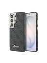 Guess Guess PU 4G Script Metal Logo Magnetický Zadný Kryt pre Samsung Galaxy S26 Ultra Black