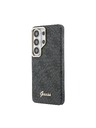 Guess Guess PU 4G Script Metal Logo Magnetický Zadný Kryt pre Samsung Galaxy S26 Ultra Black