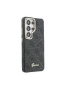 Guess Guess PU 4G Script Metal Logo Magnetický Zadný Kryt pre Samsung Galaxy S26 Ultra Black