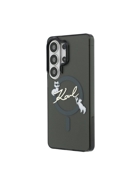 Karl Lagerfeld Karl Lagerfeld IML Choupette Karl Script Logo Magnetický Zadný Kryt pre Samsung Galaxy S26 Ultra Black