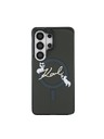 Karl Lagerfeld Karl Lagerfeld IML Choupette Karl Script Logo Magnetický Zadný Kryt pre Samsung Galaxy S26 Ultra Black
