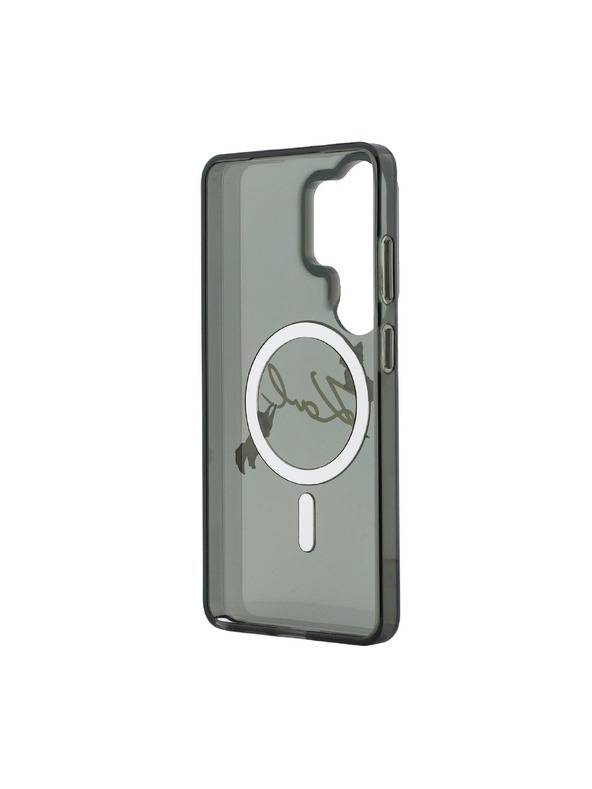 Karl Lagerfeld Karl Lagerfeld IML Choupette Karl Script Logo Magnetický Zadný Kryt pre Samsung Galaxy S26 Ultra Black