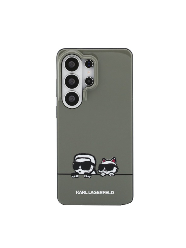 Karl Lagerfeld Karl Lagerfeld IML K&CH Peekaboo Logo Magnetic Zadný kryt pre Samsung Galaxy S26 Ultra Black