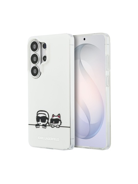 Karl Lagerfeld Karl Lagerfeld IML K&CH Peekaboo Logo Magnetic Zadný kryt pre Samsung Galaxy S26 Ultra White