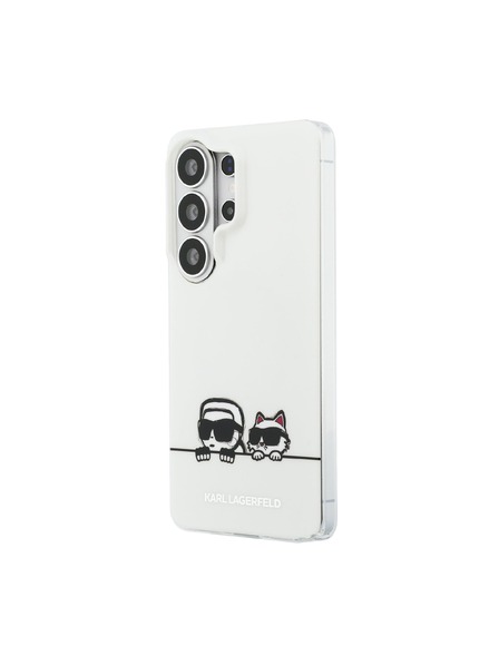 Karl Lagerfeld Karl Lagerfeld IML K&CH Peekaboo Logo Magnetic Zadný kryt pre Samsung Galaxy S26 Ultra White