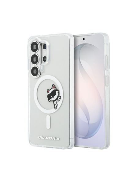 Karl Lagerfeld Karl Lagerfeld IML Choupette Peekaboo Logo Magnetic Zadný kryt pre Samsung Galaxy S26 Ultra Transparent