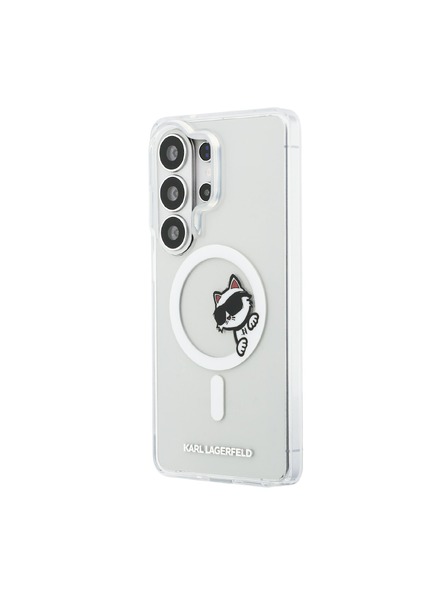 Karl Lagerfeld Karl Lagerfeld IML Choupette Peekaboo Logo Magnetic Zadný kryt pre Samsung Galaxy S26 Ultra Transparent