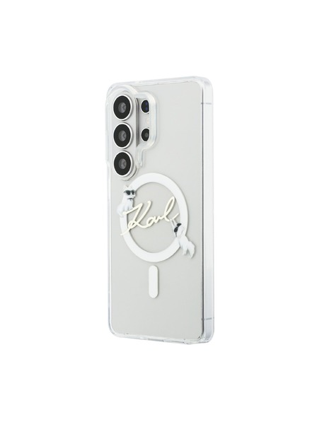 Karl Lagerfeld Karl Lagerfeld IML Choupette Karl Script Logo Magnetic Zadný kryt pre Samsung Galaxy S26 Ultra Transparent