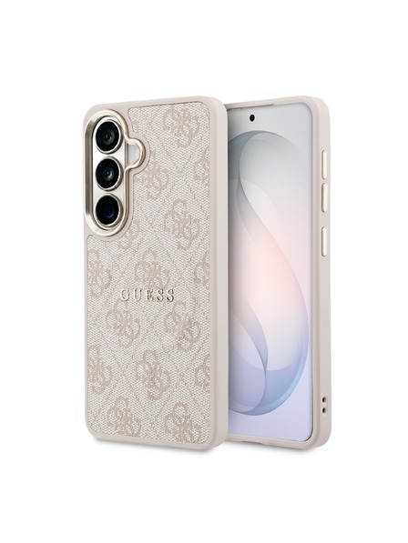 Guess Guess PU Leather 4G Gold Frame Magnetic Zadný kryt pre Samsung Galaxy S26+ Pink