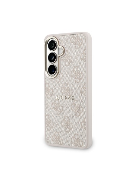 Guess Guess PU Leather 4G Gold Frame Magnetic Zadný kryt pre Samsung Galaxy S26+ Pink
