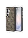 Guess Guess PU Leather 4G Gold Frame Magnetic Zadný kryt pre Samsung Galaxy S26+ Brown