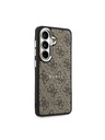 Guess Guess PU Leather 4G Gold Frame Magnetic Zadný kryt pre Samsung Galaxy S26+ Brown