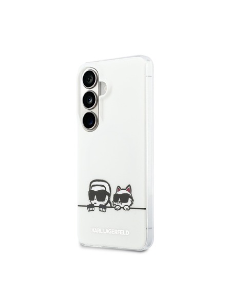Karl Lagerfeld Karl Lagerfeld IML K&CH Peekaboo Logo Magnetic Zadný kryt pre Samsung Galaxy S26+ White