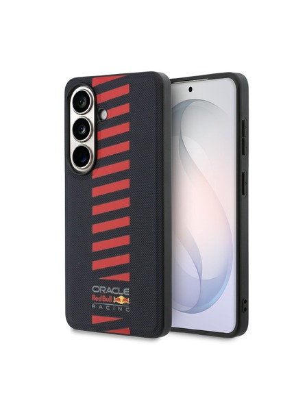 Red Bull Red Bull PU Leather Meshed Powerbar Magnetic Zadný kryt pre Samsung Galaxy S26+ Navy