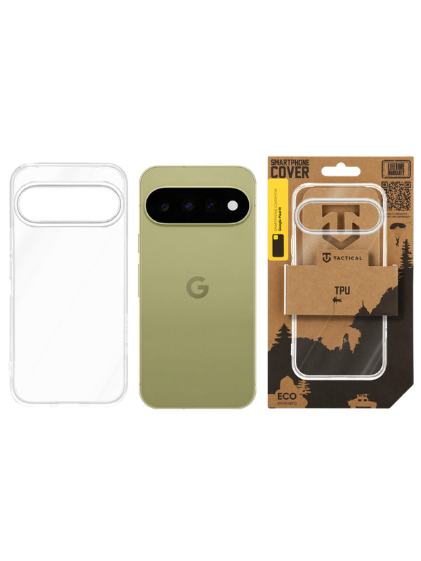 Tactical Tactical TPU Kryt pre Google Pixel 11 Transparent