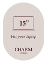 Charm London Taška Charm London Birmingham 19228 Bordeaux red