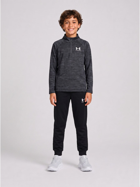 Under Armour Chlapčenský set Under Armour UA TWIST 1/4 ZIP TECH SET-GRY