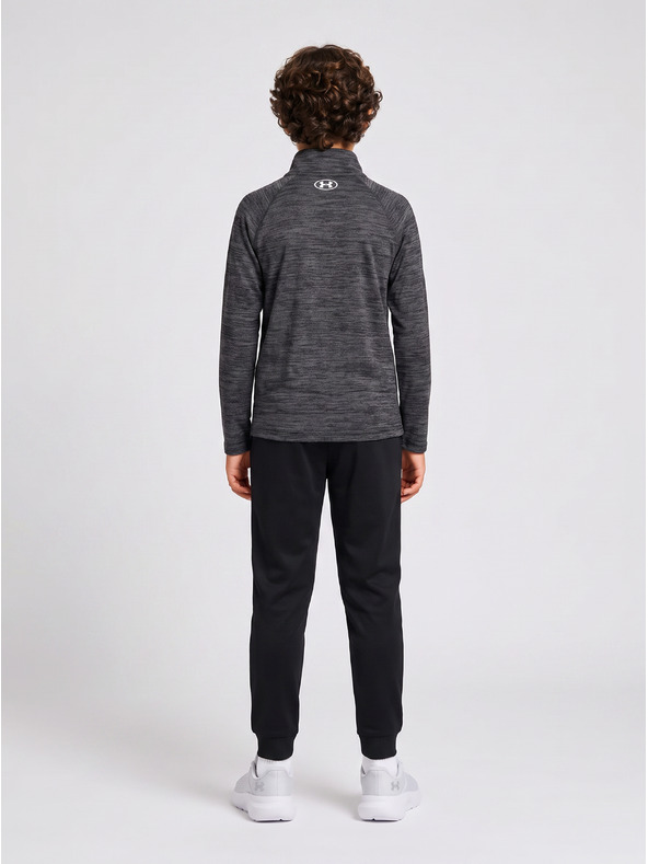 Under Armour Chlapčenský set Under Armour UA TWIST 1/4 ZIP TECH SET-GRY