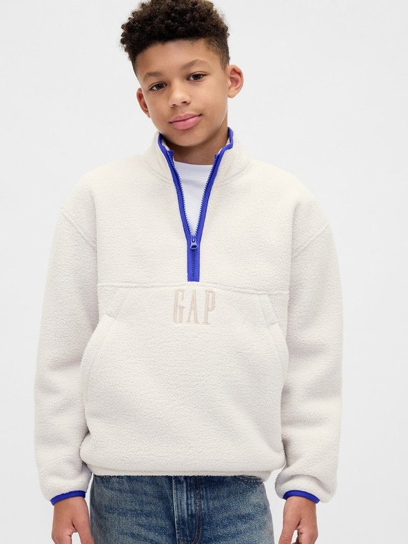 GAP Detská sherpa mikina Arctic Fleece GAP