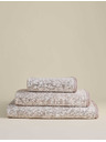 Marks & Spencer Uterák z čistej bavlny s leopardím potlačou Marks & Spencer smotanová