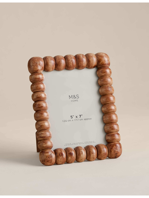 Marks & Spencer Fotorámček Bobbin, 13 × 18 cm Marks & Spencer béžová