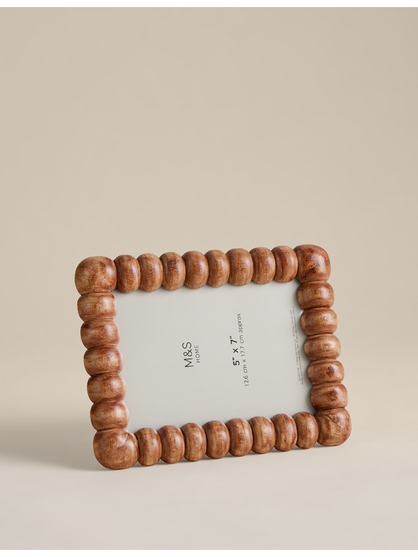 Marks & Spencer Fotorámček Bobbin, 13 × 18 cm Marks & Spencer béžová