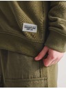 Marks & Spencer Marks & Spencer zelená mikina s kapucňou so zapínaním na zips a vysokým obsahom bavlny (6-16 rokov)