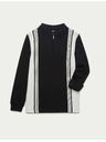 Marks & Spencer Polo tričko s dlhým rukávom z čistej bavlny (2-16 rokov) Marks & Spencer čierna