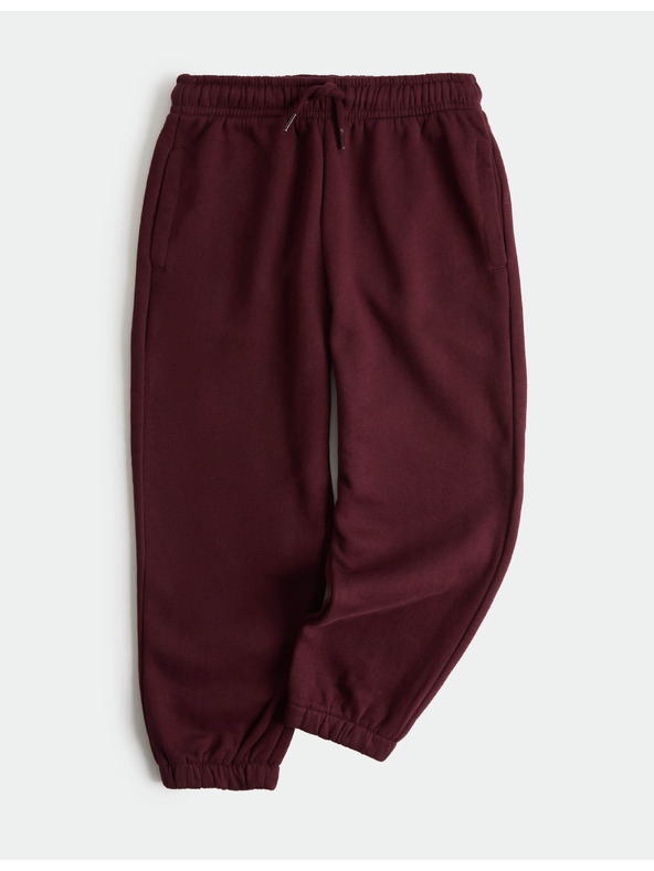 Marks & Spencer Jednofarebné tepláky s vysokým podielom bavlny (2–8 rokov) Marks & Spencer červená