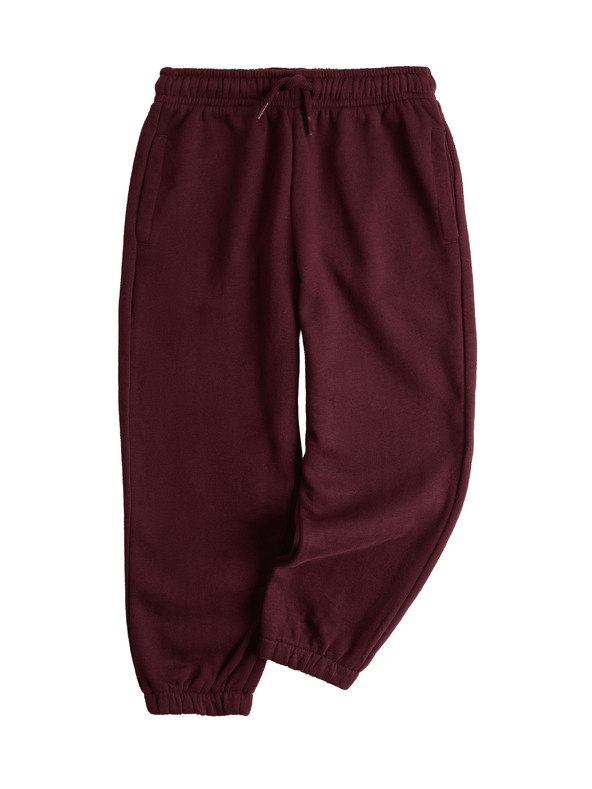 Marks & Spencer Jednofarebné tepláky s vysokým podielom bavlny (2–8 rokov) Marks & Spencer červená