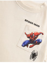 Marks & Spencer Vrcholy z čistej bavlny s potlačou Spider-Man™ (2–7 rokov) Marks & Spencer smotanová