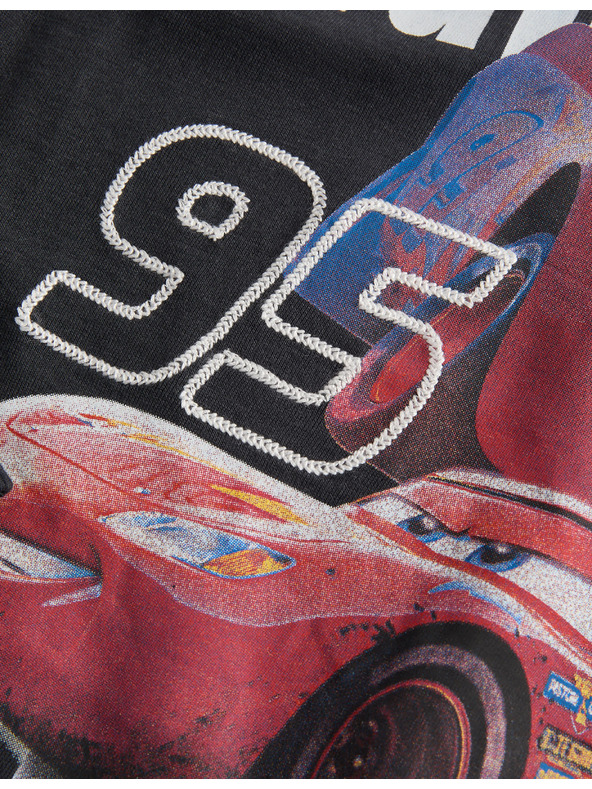 Marks & Spencer Tričko z čistej bavlny s dlhým rukávom Disney Cars™ (2–8 rokov) Marks & Spencer čierna