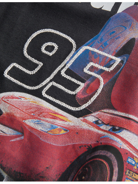 Marks & Spencer Tričko z čistej bavlny s dlhým rukávom Disney Cars™ (2–8 rokov) Marks & Spencer čierna