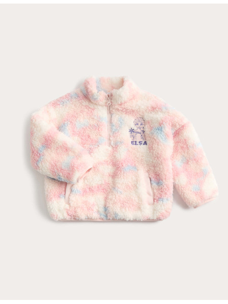Marks & Spencer Flís s umelou kožušinou Disney Frozen™ (2–8 rokov) Marks & Spencer fialová