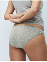 Marks & Spencer Čipkované bikiny nohavičky z bavlny Lycra™ s potlačou, 5 ks Marks & Spencer zelená