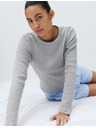 Marks & Spencer Pyžamový žebrovaný top s úpravou Cool Comfort™ z bavlny a modalu Marks & Spencer sivá
