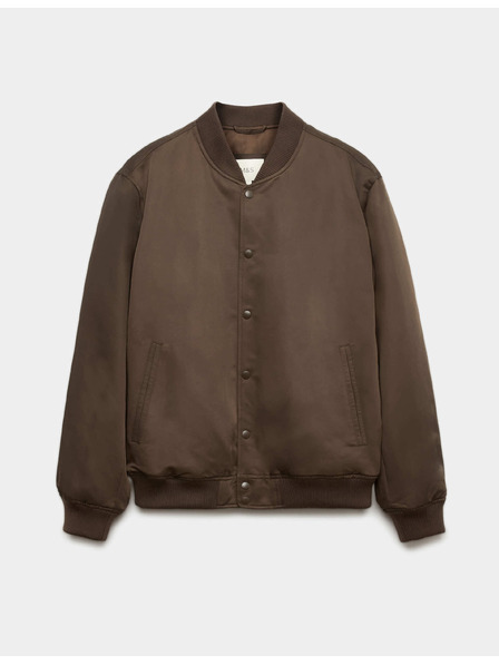 Marks & Spencer Saténová bunda bomber Marks & Spencer hnedá