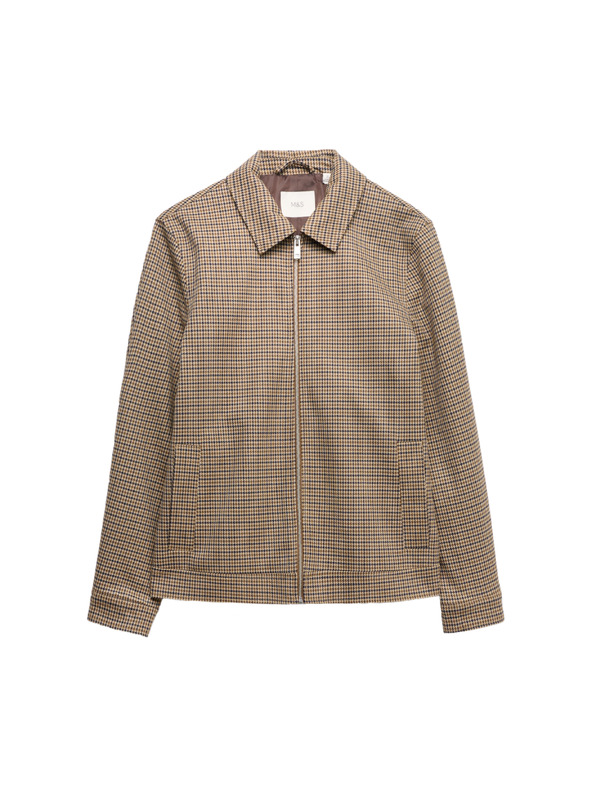 Marks & Spencer Kockovaná bunda Harrington Marks & Spencer viacfarebná