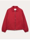 Marks & Spencer Bunda Harrington s vycpávkami a zipom Marks & Spencer červená