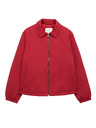 Marks & Spencer Bunda Harrington s vycpávkami a zipom Marks & Spencer červená