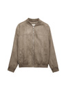 Marks & Spencer Bomber z umelého semišu Marks & Spencer hnedá