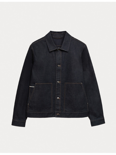 Marks & Spencer Džínsová bunda Selvedge Marks & Spencer námornícka modrá