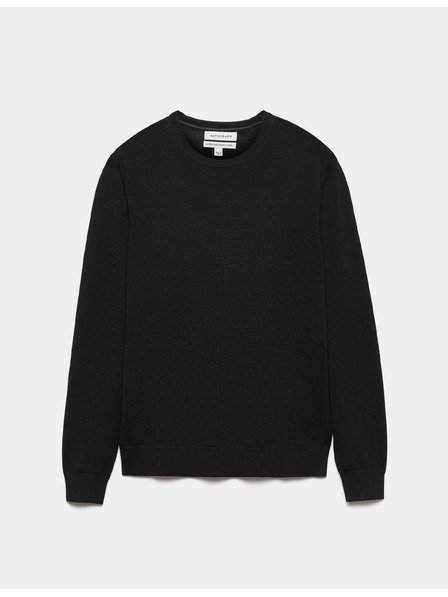 Marks & Spencer Sveter z čistej mimoriadne jemnej vlny merino Marks & Spencer čierna