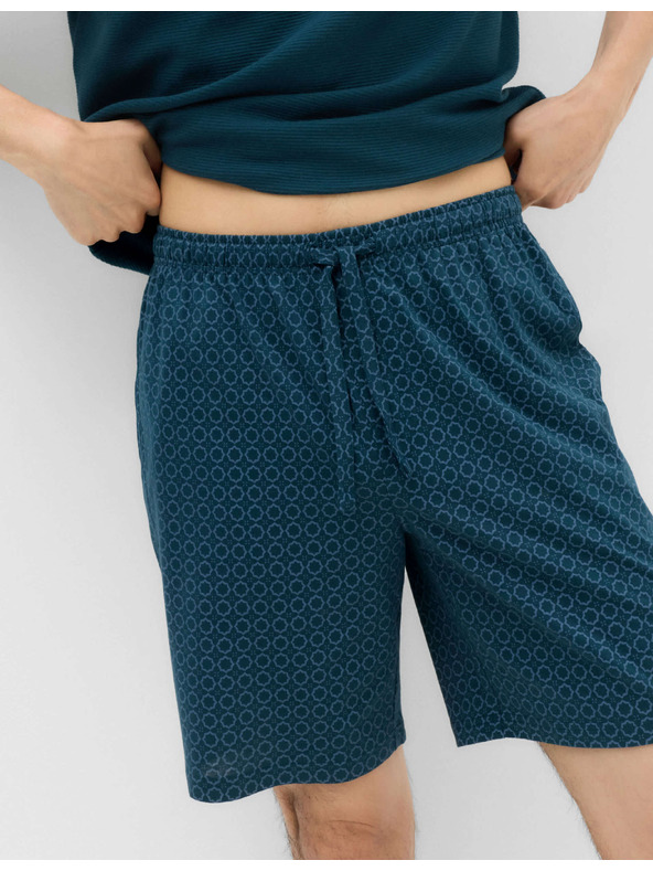 Marks & Spencer Pyžamová souprava zo 100% bavlny s geometrickým potlačou Marks & Spencer zelená