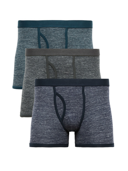 Marks & Spencer Bavlnené elastické boxerky s melírovaným efektom, sada 5 ks Marks & Spencer viacfarebná