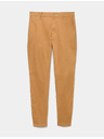 Marks & Spencer Strečové chino nohavice slim fit Marks & Spencer hnedé