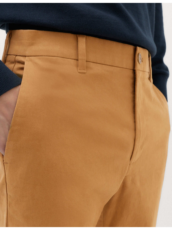 Marks & Spencer Strečové chino nohavice slim fit Marks & Spencer hnedé