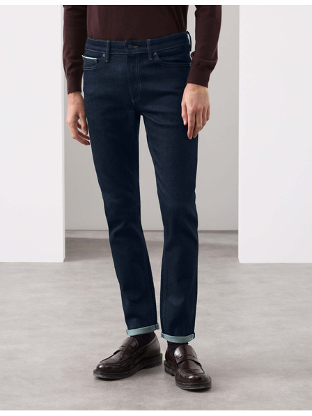 Marks & Spencer Japonské džíny Selvedge, priamy strih Marks & Spencer námornicka modrá