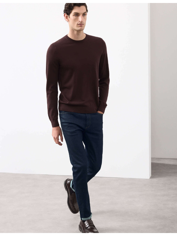 Marks & Spencer Japonské džíny Selvedge, priamy strih Marks & Spencer námornicka modrá