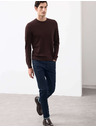 Marks & Spencer Japonské džíny Selvedge, priamy strih Marks & Spencer námornicka modrá
